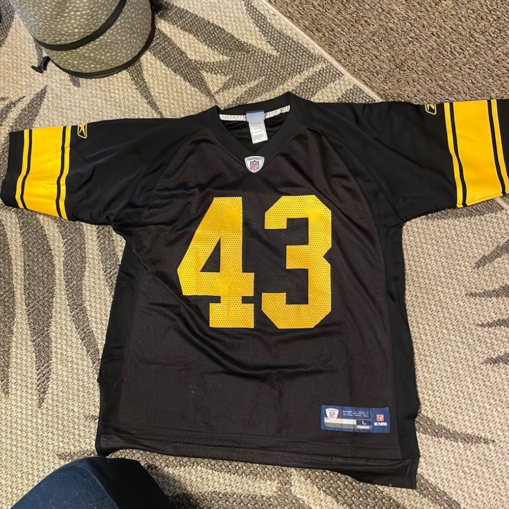 Reebok Pittsburg Steelers Jersey #43 Troy Polamalu